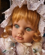 Виниловая кукла, кукла младенец, винтажная кукла, интерьерная кукла - Коллекционная кукла в Викторианском стиле