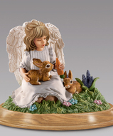 Эксклюзивная фигурка ангела из керамики - Крылья любви