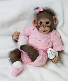 Малышка обезьянка Зои от автора  от Ashton-Drake