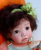Виниловая кукла Angela Sutter - Baby Amalina ООАК