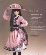 Фарфоровая кукла коллекционная - Джейсика
