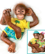 Куклы-обезьянки - Играем с Олли обезьянка