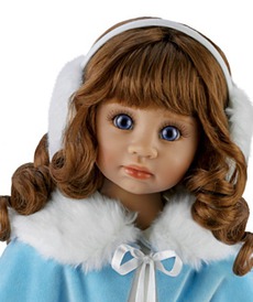 Коллекционная кукла Виктория зима от автора Angela Sutter от Ashton-Drake