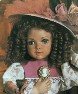 Фарфоровая музыкальная кукла - Мисс Джулия