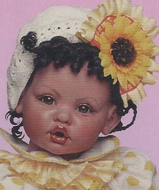 Коллекционная кукла Подсолнухи АА от автора Fayzah Spanos  от Fayzah Spanos