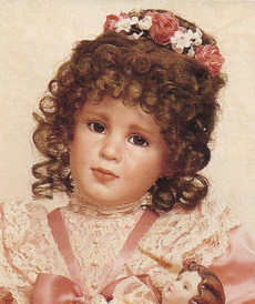 Мэри Элизабет с куклой от автора Pamela Phillips от Ashton-Drake