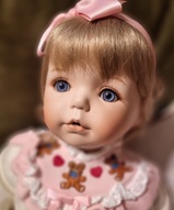 Фарфоровые куклы, куклы коллекционные, авторские куклы,  - Интерьерная кукла Златовласка