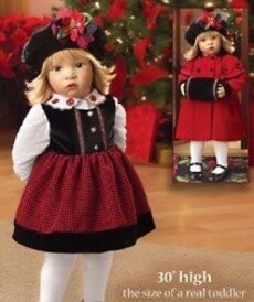 Коллекционная кукла Рождественская от автора Waltraud Hanl от Ashton-Drake