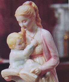 Фарфоровая статуэтка Мама и малыш от автора  от Franklin Mint