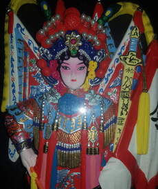 Японское панно "Актёр в Древней Японии" от автора  от Другие фабрики кукол