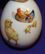 Пасхальное яйцо 1974 Петух цыплята от автора Marjolein Bastin от Royal Bayreuth 1