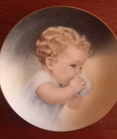 Декоративная тарелка Малыш от автора  от Franklin Mint