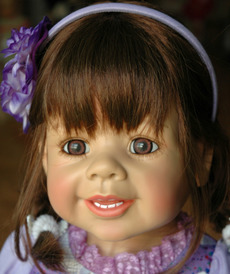 Реалистичная кукла Папина малышка от автора Monika Levenig от Master Piece Dolls