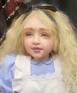 интерьерная кукла, куклы сказочные герои, авторские куклы, будуарная кукла - Авторская кукла Алиса с котом