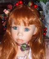 большая кукла, большая фарфоровая кукла, сидячая кукла - Кукла Волшебная Речелл б.у.