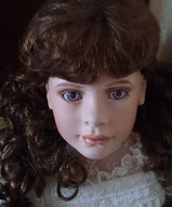 Большая кукла, фарфоровая кукла, сидячая кукла, авторская кукла - Интерьерная кукла девочка Далас б.у.