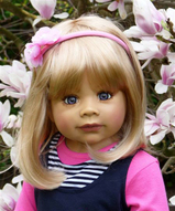 Шарнирная виниловая кукла - Rory Blonde