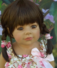 Реалистичная кукла Четверг шатенка от автора Monika Levenig от Master Piece Dolls