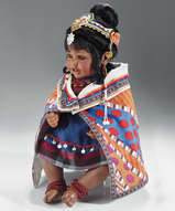 Виниловая кукла, кукла ADORA, куклы в национальных костюмах - Коллекционная кукла Delila Kenia (АА)