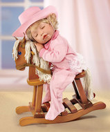 Виниловая кукла  - Розовый бриллиант спит