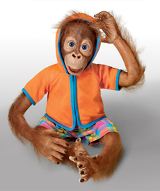 Джолли обезьянка от автора  от Ashton-Drake