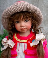 Виниловая кукла Angela Sutter - Franchina ООАК