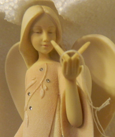 Ангел с бабочкой от автора  от Другие фабрики кукол