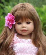 Виниловая кукла, реалистичная кукла, коллекционная кукла, кукла дочке - Реалистичная кукла девочка Суббота шат.