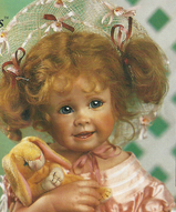 Фарфоровая кукла коллекционная - Эбби
