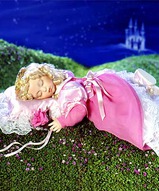 Фарфоровая кукла - Спящая царевна