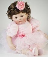 Фарфоровая кукла сидячая - Росэй