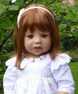 Виниловая кукла, кукла коллекционная, кукла дочке, кукла девочка - Реалистичная кукла Воскресенье рыжик