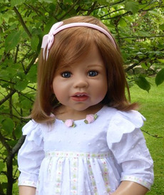 Реалистичная кукла Воскресенье шатенка от автора Monika Levenig от Master Piece Dolls