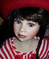 кукла коллекционная, интерьерная кукла, кукла в подарок - Фарфровая кукла Саманта