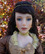 Интерьерная кукла Золотое сердце от автора Jane Bradbury от Master Piece Gallery фарфор 4