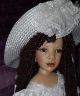 Кукла из фарфора, коллекционная кукла, авторская кукла, красивая кукла - Интерьерная кукла Леди в белом