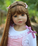 Виниловая кукла коллекционная - Candy brunette