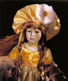 Французская кукла девочка Флора от автора Christine et Cecile от Mundia Collection