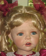 Фарфоровая кукла коллекционная - Хелена