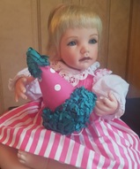 Кукла из фимо, авторская кукла, интерьерная кукла, кукла в подарок - Коллекционная кукла День Рождения