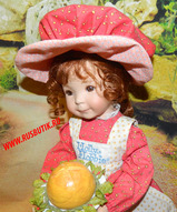 Фарфоровая кукла - Зимний праздник