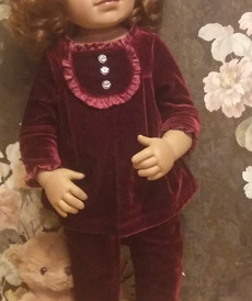 Костюм для куклы Бутон от автора  от Другие фабрики кукол