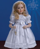 Фарфоровая кукла - 1-е Святое Причастие 2