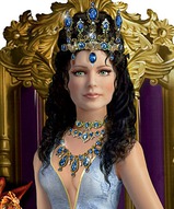 Коллекционная кукла из смолы , кукла царица - Королева престола