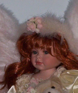 Фарфоровая кукла-ангел - Я, ваш ангел хранитель