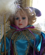 Фарфоровая кукла - Клоун Джастер