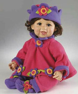 Коллекционная виниловая кукла - Сладкая горошинка