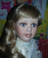Фарфоровая кукла, кукла коллекционная, интерьерная кукла, кукла дочка, кукла в подарок - Эллисон кукла в викторианском стиле