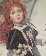Кукла коллекционная из фарфора - Энни