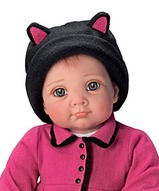 Силикон-виниловая кукла коллекционная - Маленькая кошечка
